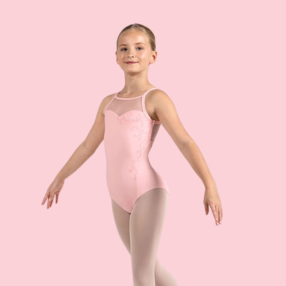 Girls Bloch Fleurs Laryisa Halterneck Leotard