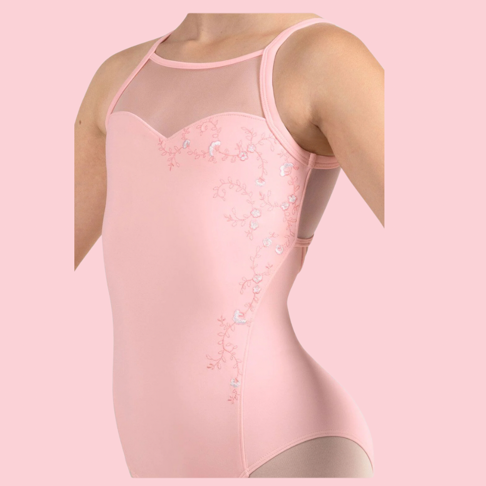 Girls Bloch Fleurs Laryisa Halterneck Leotard