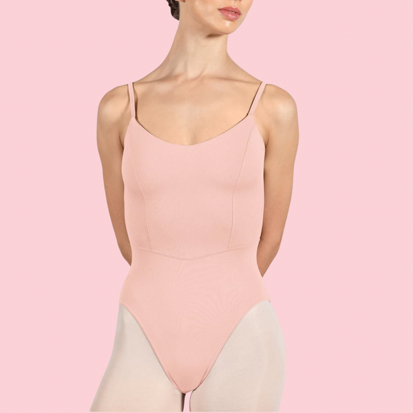 BLOCH RUBY SEAMED LIGHT PINK LEOTARD