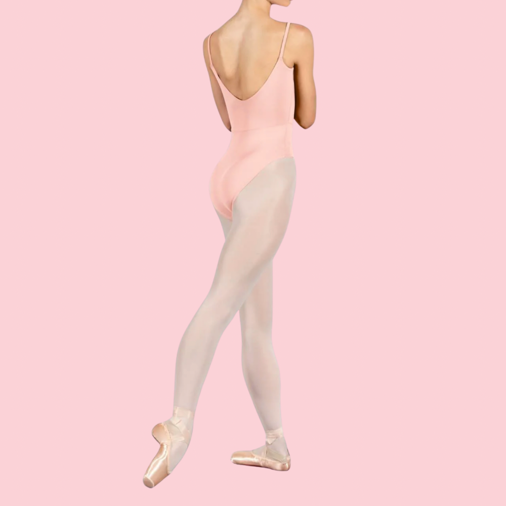 BLOCH RUBY SEAMED BLACK LEOTARD