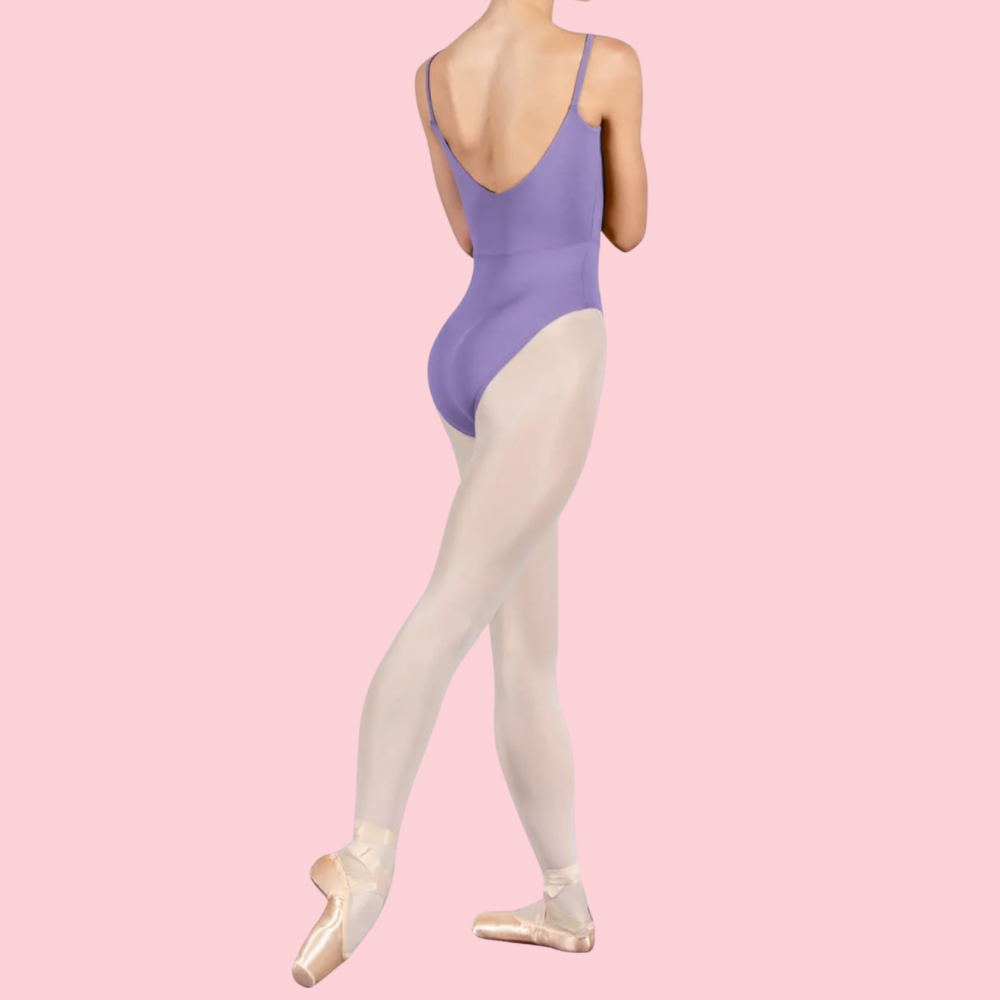 BLOCH RUBY SEAMED BLACK LEOTARD