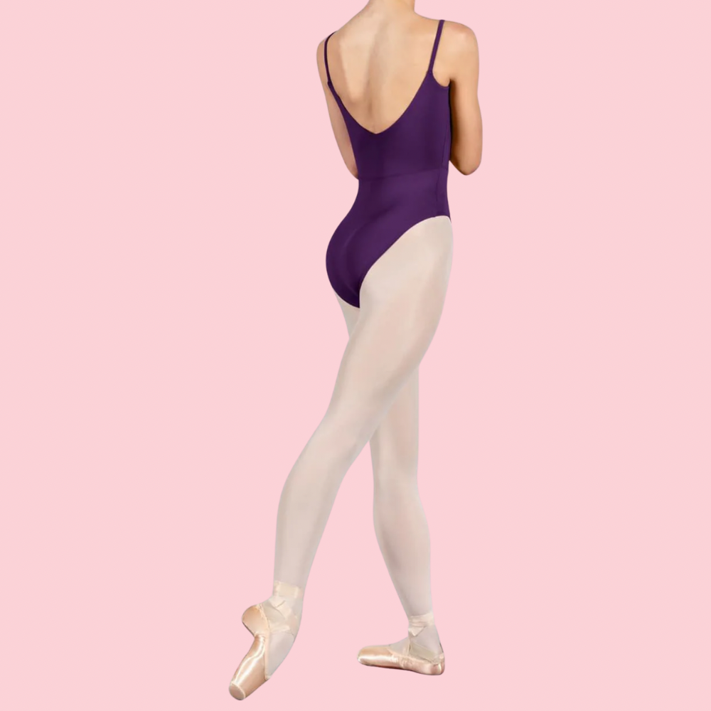 BLOCH RUBY SEAMED BLACK LEOTARD