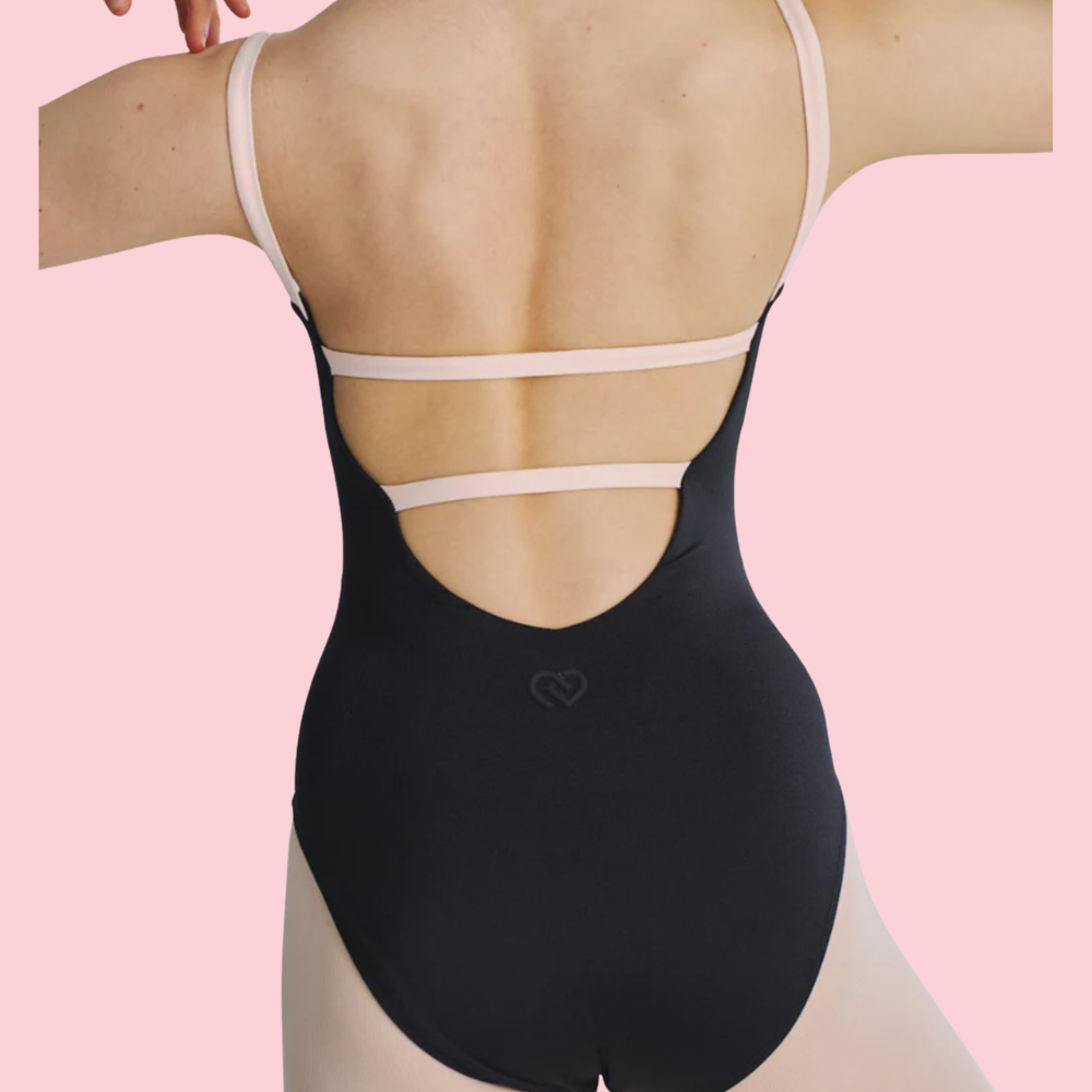 Claudia Dean Nela Black Gloss Leotard