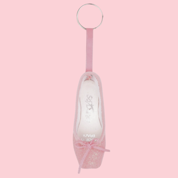 So Danca Glitter Pointe Shoe Keyring