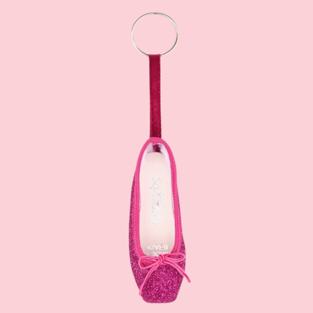 So Danca Glitter Pointe Shoe Keyring