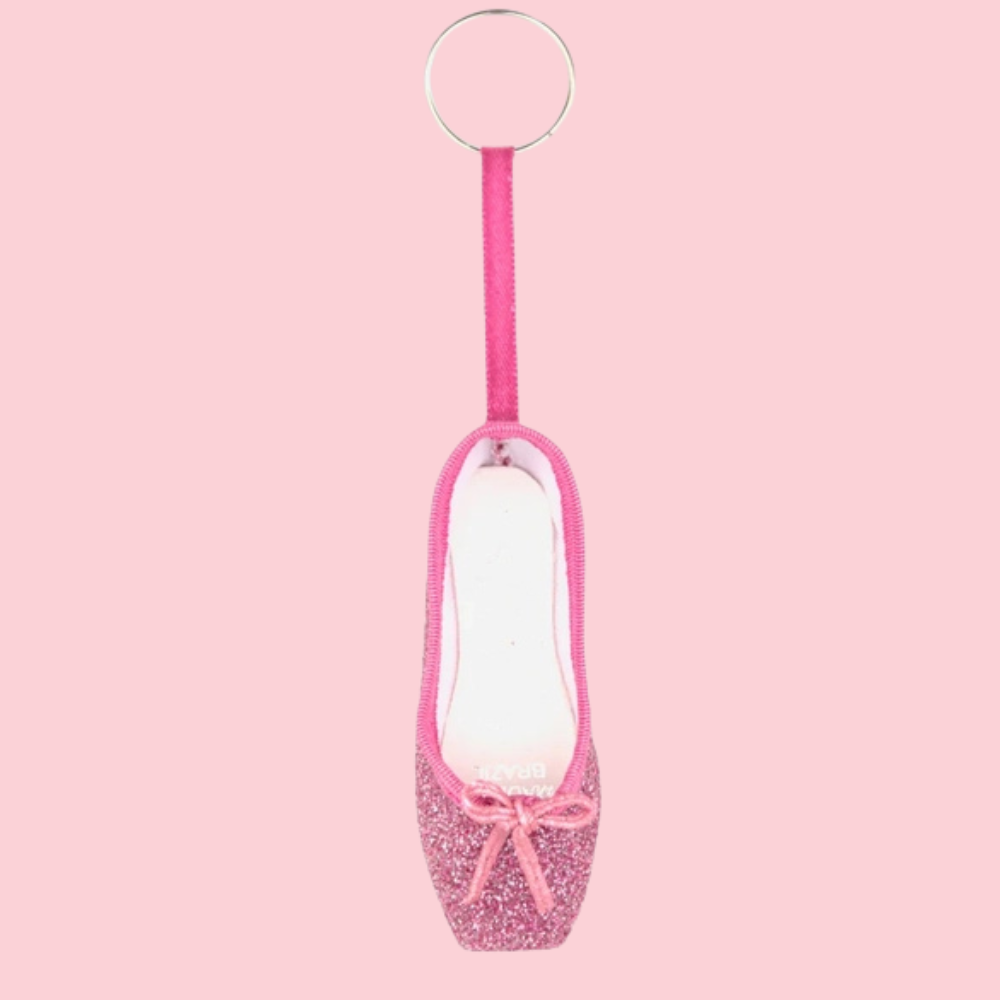So Danca Glitter Pointe Shoe Keyring