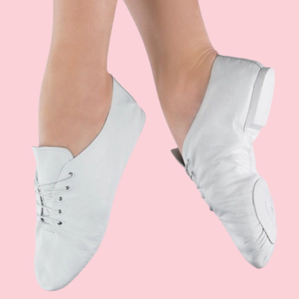 Starlite White Split Sole Jazz Shoe