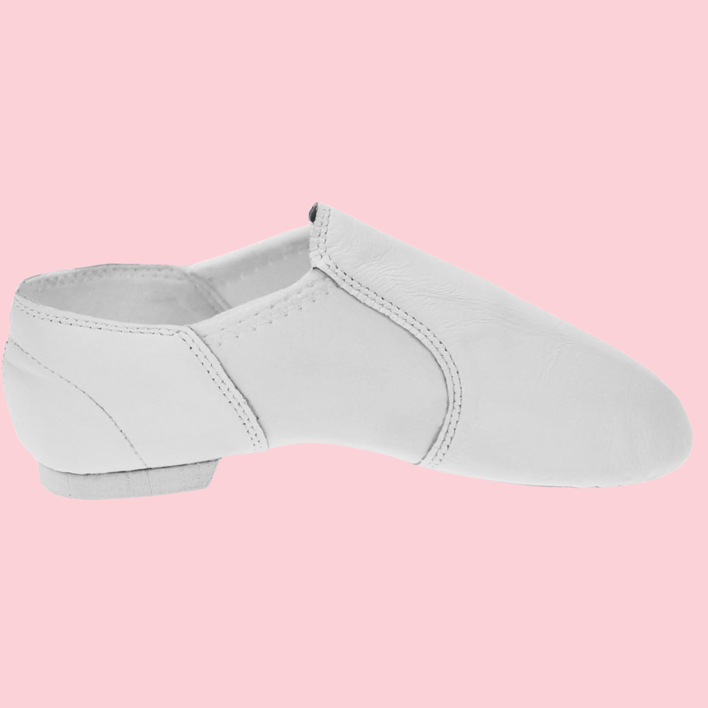 Starlite White Slip On Jazz Shoe