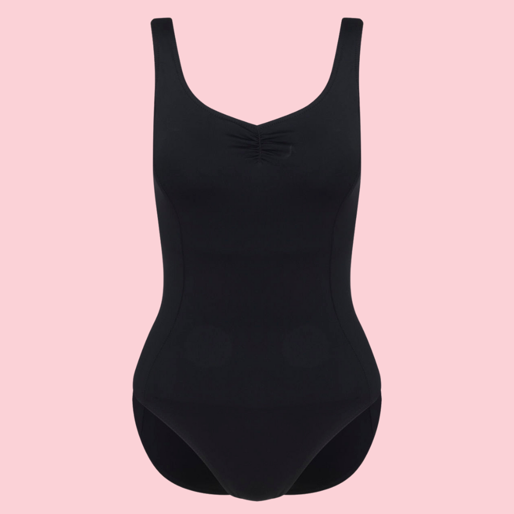 NEW Freed ‘RAD’ Laurel Black Princess Seam Leotard