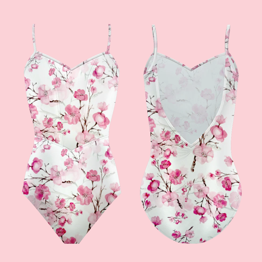 Danse De Paris Jardin Pink Leotard