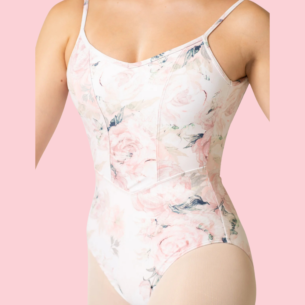 Danse De Paris Jardin Belle Rose Leotard