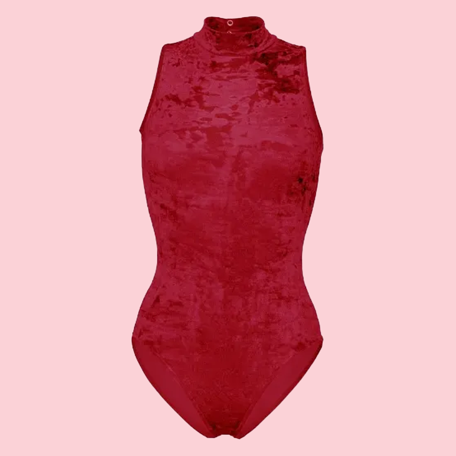 Sleeveless hot sale turtleneck leotard