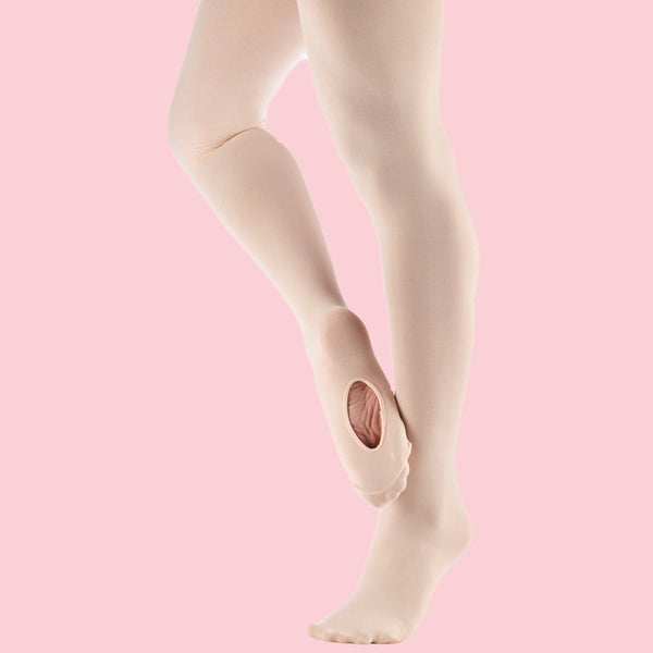 SILKYS LADIES INTERMEDIATE PINK CONVERTIBLE TIGHTS