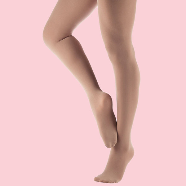 SILKY CHILDREN'S TAN FOOTED TIGHTS