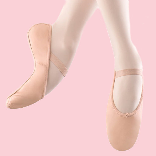 BLOCH ARISE PINK LEATHER BALLET SHOE